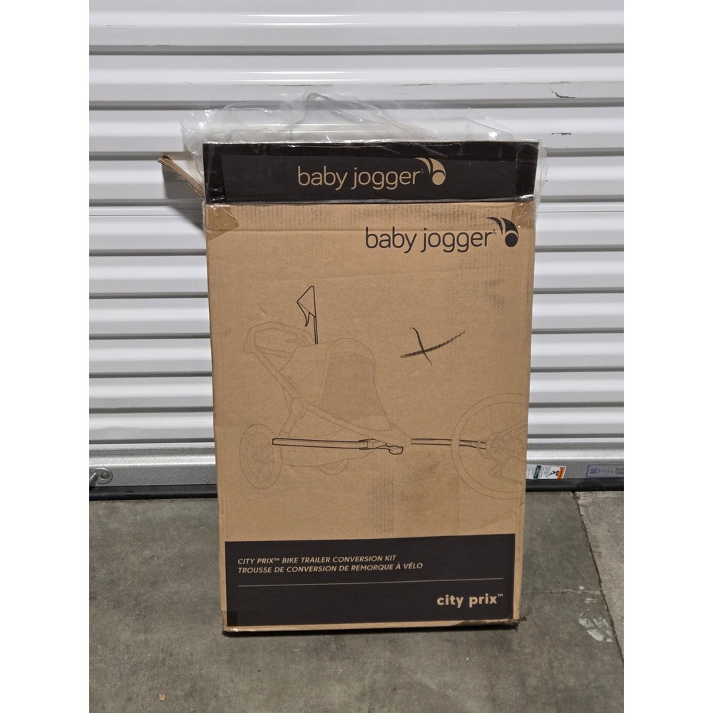 Baby Jogger City Prix Bike Trailer Conversion Kit Tow Bar Hitch Flag Accessory